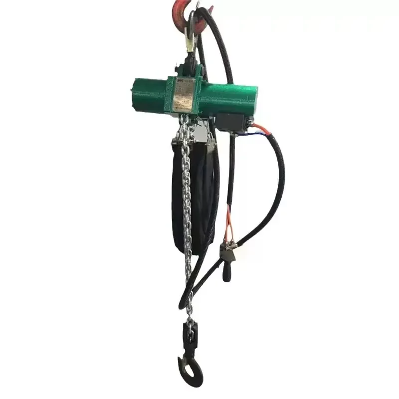 for ROHO 3 Ton Pneumatic Chain Hoist Explosion Proof Industrial Lifting Equipment G80 Load Chain Heavy Duty Remote Control