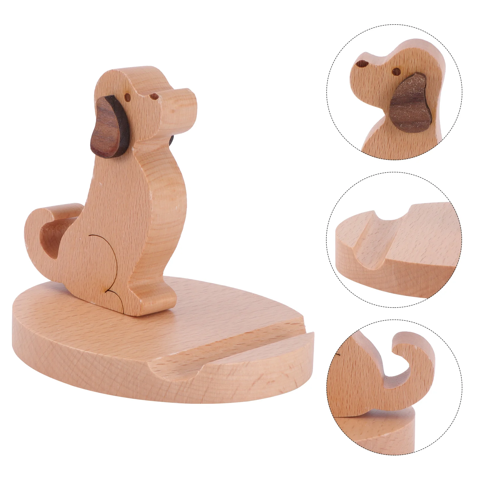 

Mobile Phone Holder Stand Support Tablet Wooden Bracket Chargers Universal Cell