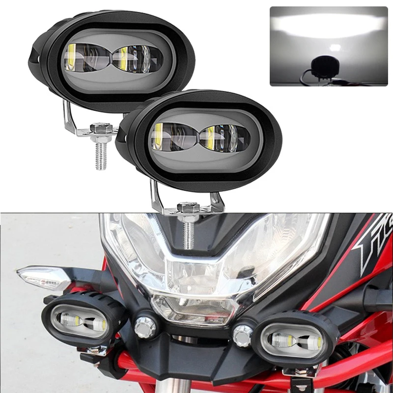 

LED Work Light Spotlight Offroad Truck Headlights 80W 6500K Tractor Trailer 12V 24V For SUV ATV Auto Motorcycle Driving Fog Lamp