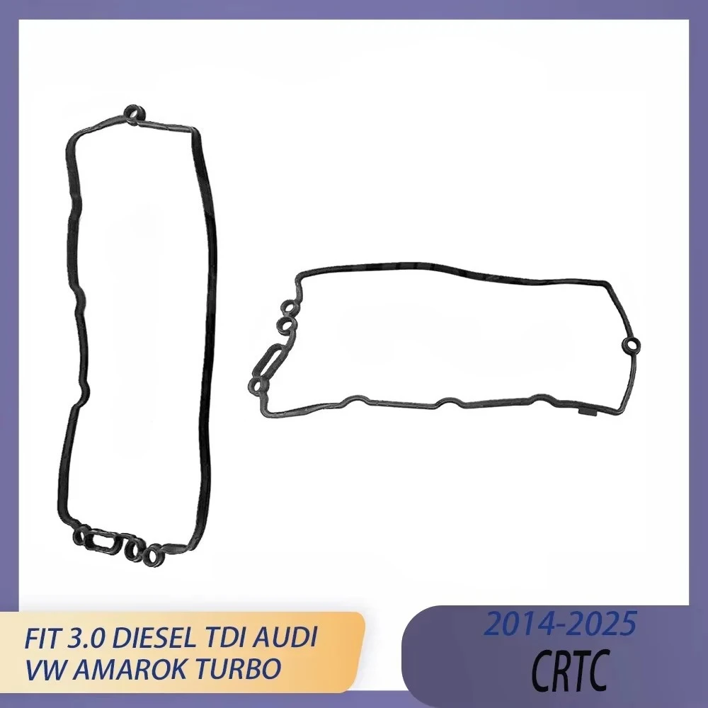 Valve Cover Gasket For 14-25 Audi A4 A5 A6 A7 A8 Q5 Q7 Q8 VW AMAROK TOUAREG 3.0 TDI V6 DIESEL DOHC Turbocharged CSWB DCPC