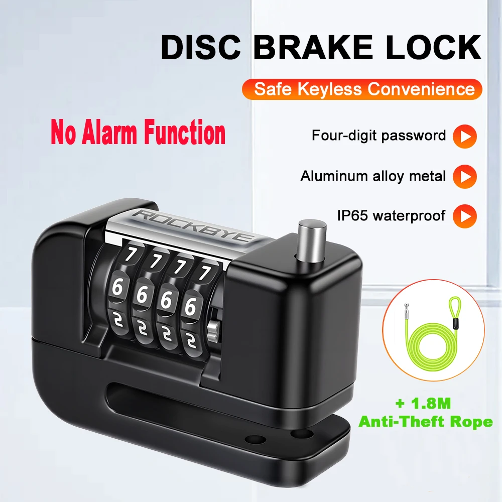 Extractme Motorcycle Alarm Schijfrem Slot Beveiliging Moto Wiel Schijf Hangslot Waterdicht 110dB Luid Anti Diefstal Alarma Motocicleta