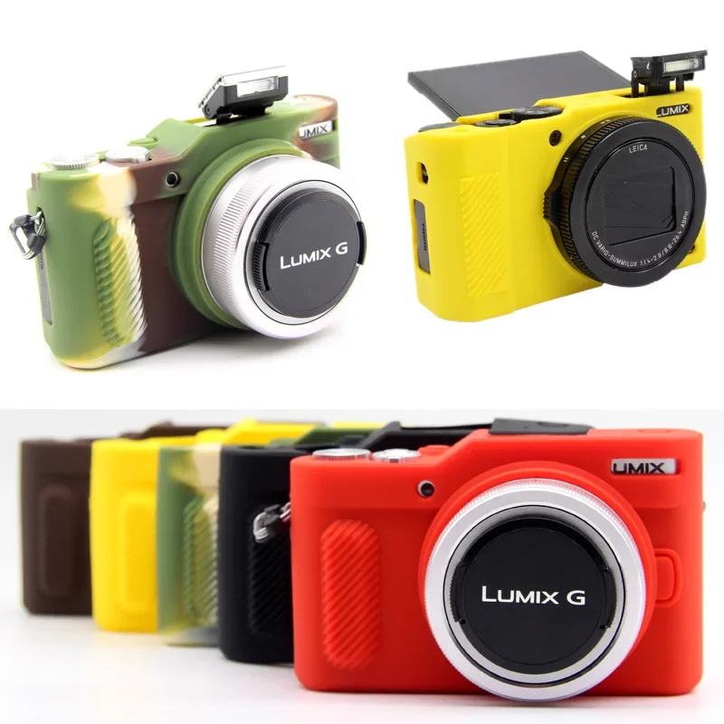 Dla LUMIX dcgx880 gx850 gx800 gf10 gf90 lx15 lx10gk torba ochronna na aparat z miękkiego materiału silikonowy przenośny