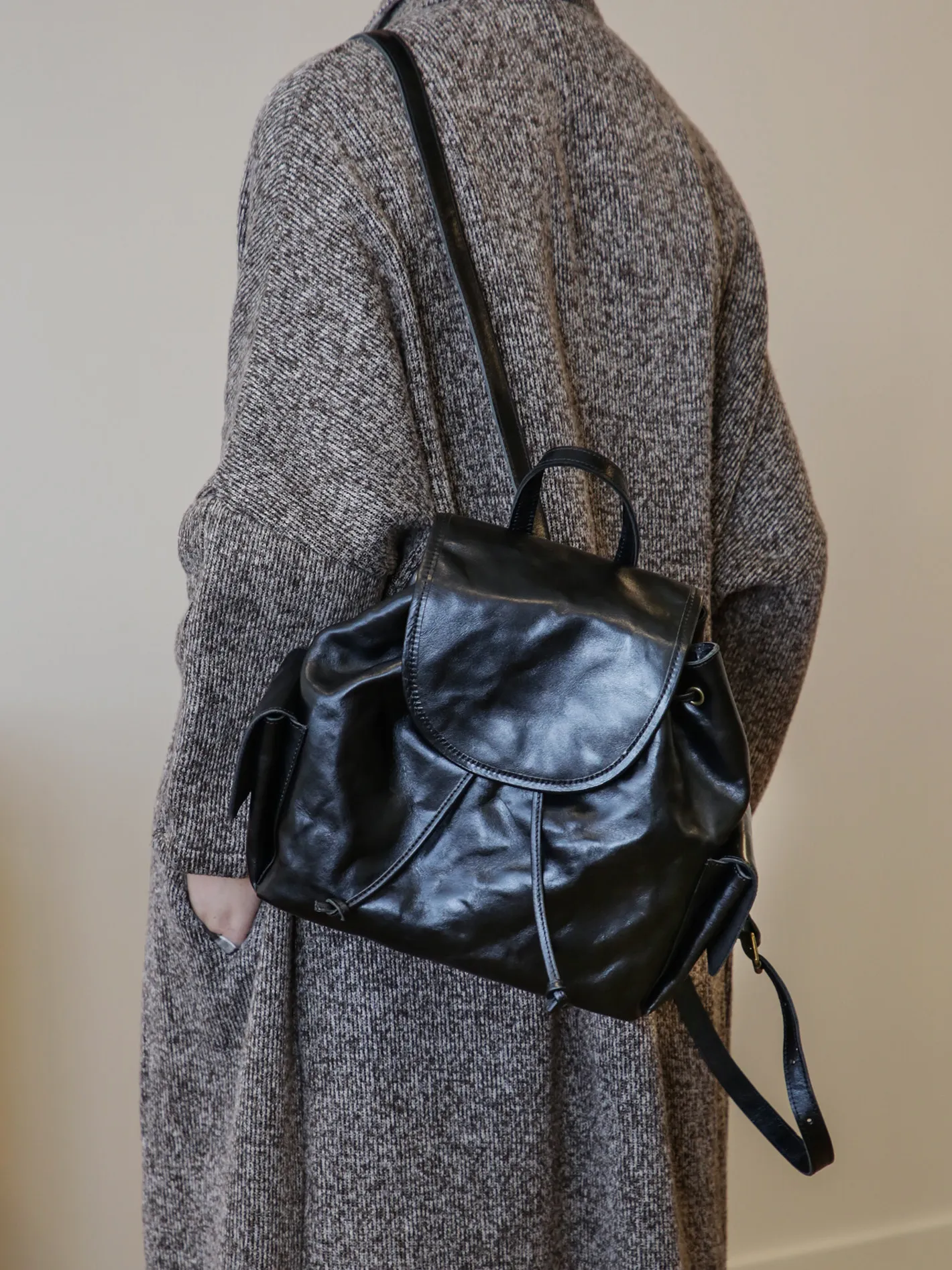 vintage luxury soft genuine leather women's backpack fashion designer handmade natural first layer cowhide female schoolbag