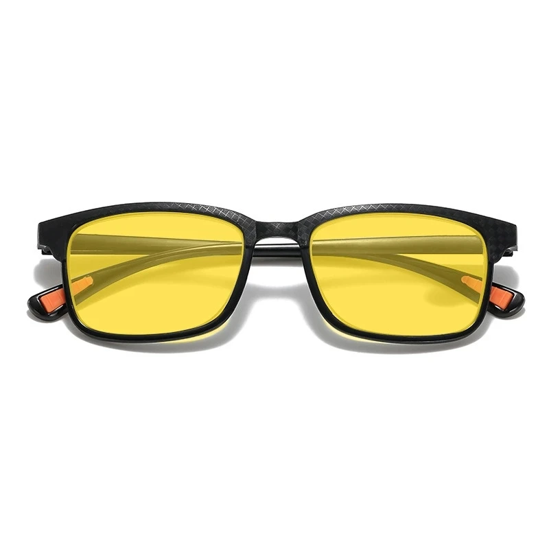 Ultralight Night Vision Glasses Men Anti-Blue Light Night Driving Enhancing Anti-High Beam Glasses Fashion Sports Goggle Shades