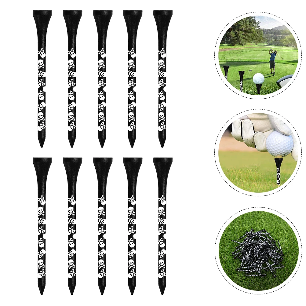 

10 Pcs Brush Tees Golf Golfs Holding Bases Balls Holders Man Golfing Accessories