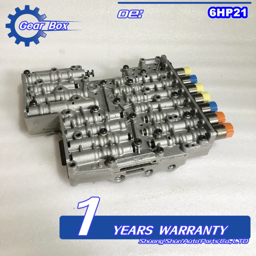 6HP21 6HP28 Transmission Valve Body with 7 Solenoid Valves RWD ZF6HP21 ZF6HP28 for BMW Audi Jaguar