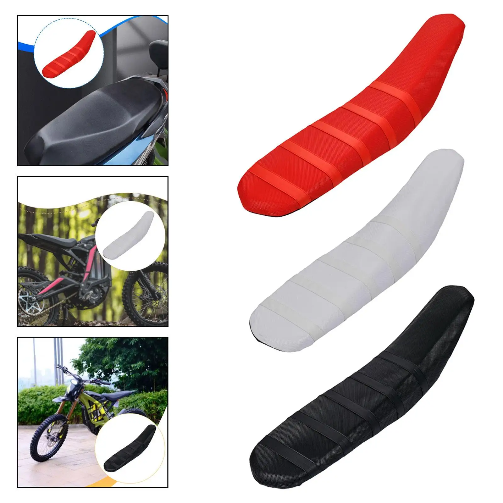

Electric Dirt Bike Accessories Durable Motorcross Seat Cover Portable Replacement for Sur Ron Ultra Bee PVC Material