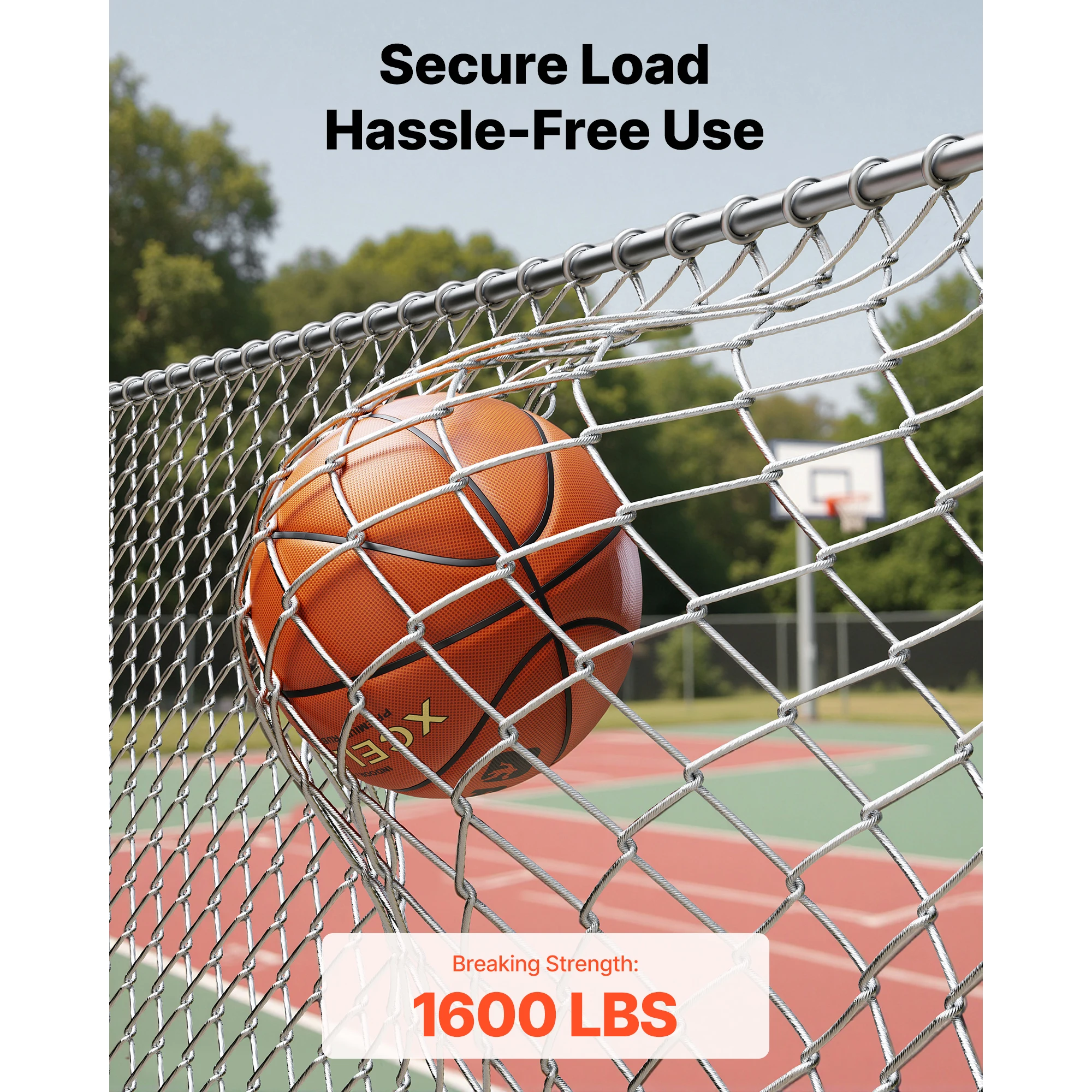 SucceBuy 1/8in Wire Rope Kit 100ft 304 Stainless Steel Wire Cable with Cutter 1600LBS 7x7 Strands Steel Cable for Garden Trellis