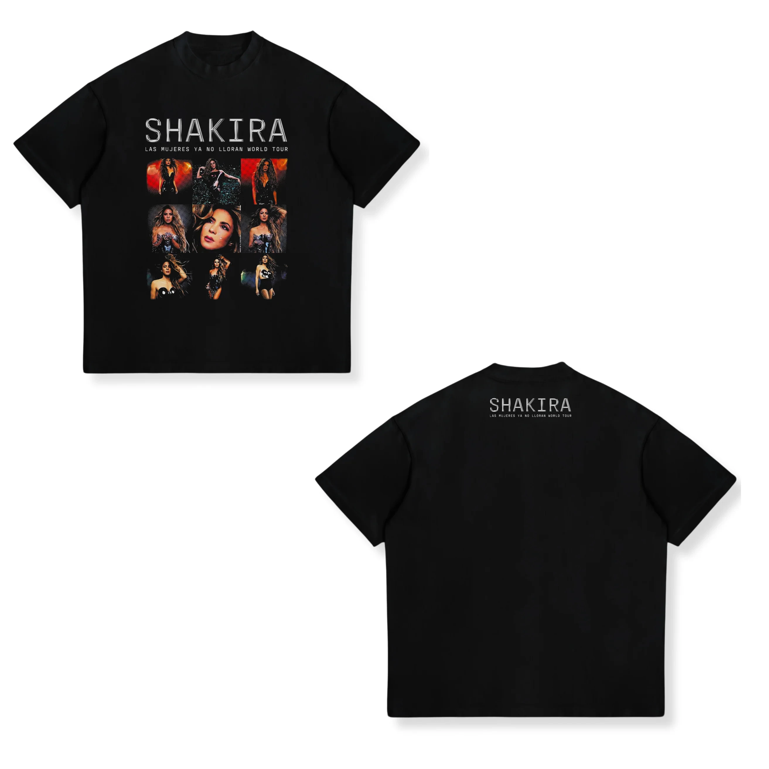Shakira Las Mujeres Ya No Lloran T-shirt Summer Men Women Tshirt Quotes Tees Unisex Clothes Las Mujeres Facturan T Shirts
