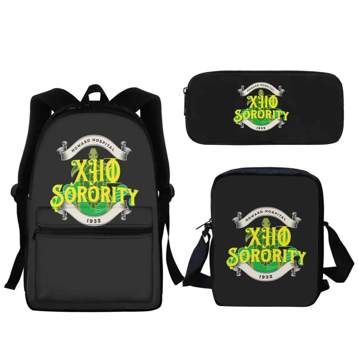 

Chi Eta Phi Sorority Fashion Student School Bag New High Quality Zipper Backpack Travel Messenger Bag Boys Girls Gift Bookbags