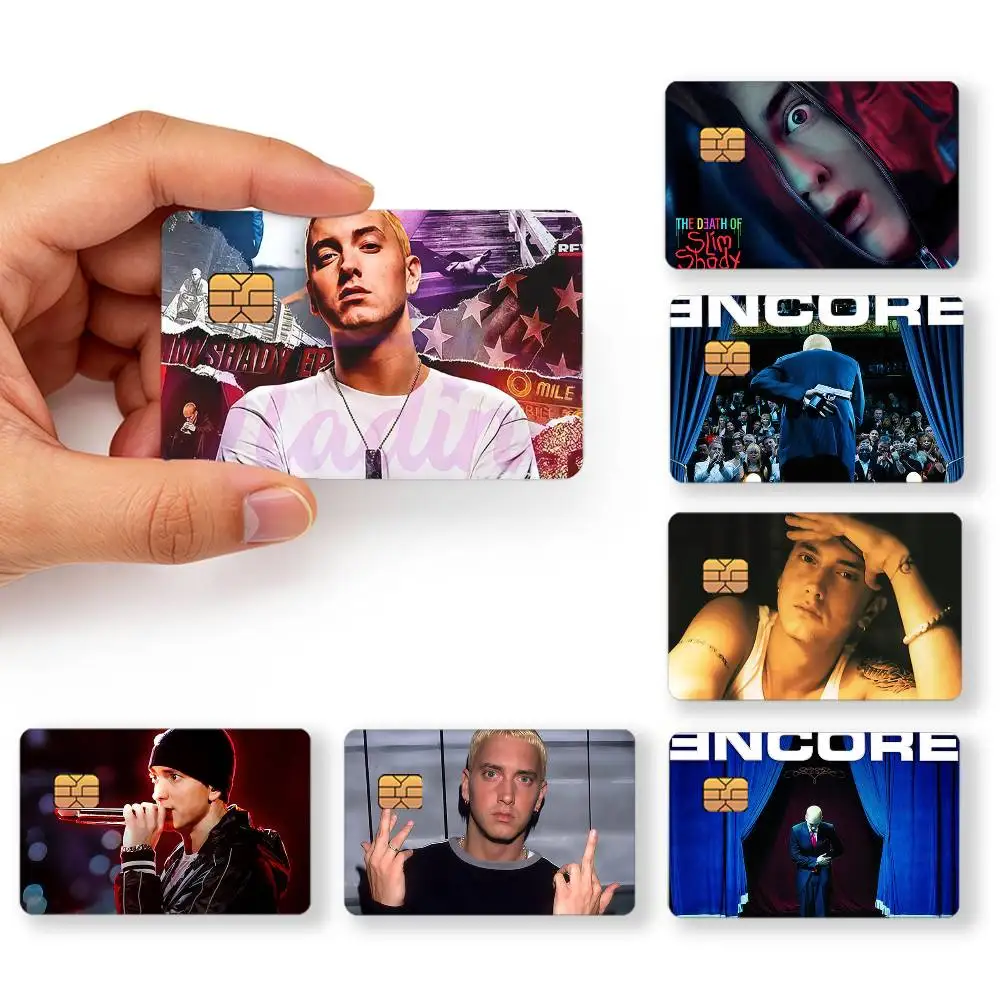 Singer E-Eminem Creative Bank Card Sticker Covers Chip Cards Credit Card Skins Scratch Protection