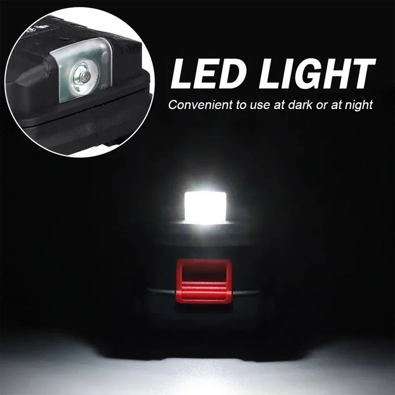 Imagem -04 - Adaptador Usb Duplo Lâmpada Led para Makita Luz de Trabalho Adaptador Duplo 14.4v Bateria de Lítio 18v Bl1830 Bl1430 Bl1850