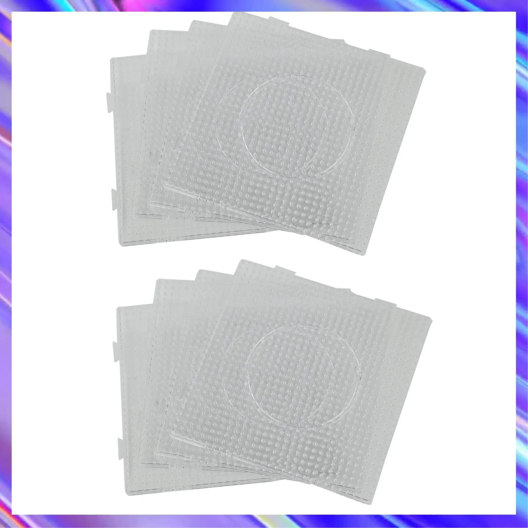 

8Pcs ABC Clear 145X145mm Square Large Pegboards Board For Hama Fuse Perler Bead