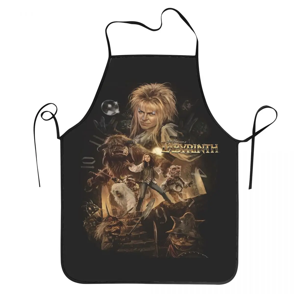 Return To Thra Labyrinth Movie Apron Chef Cuisine Tablier Waterproof Bib Kitchen Cleaning Pinafore for Women Men Painting