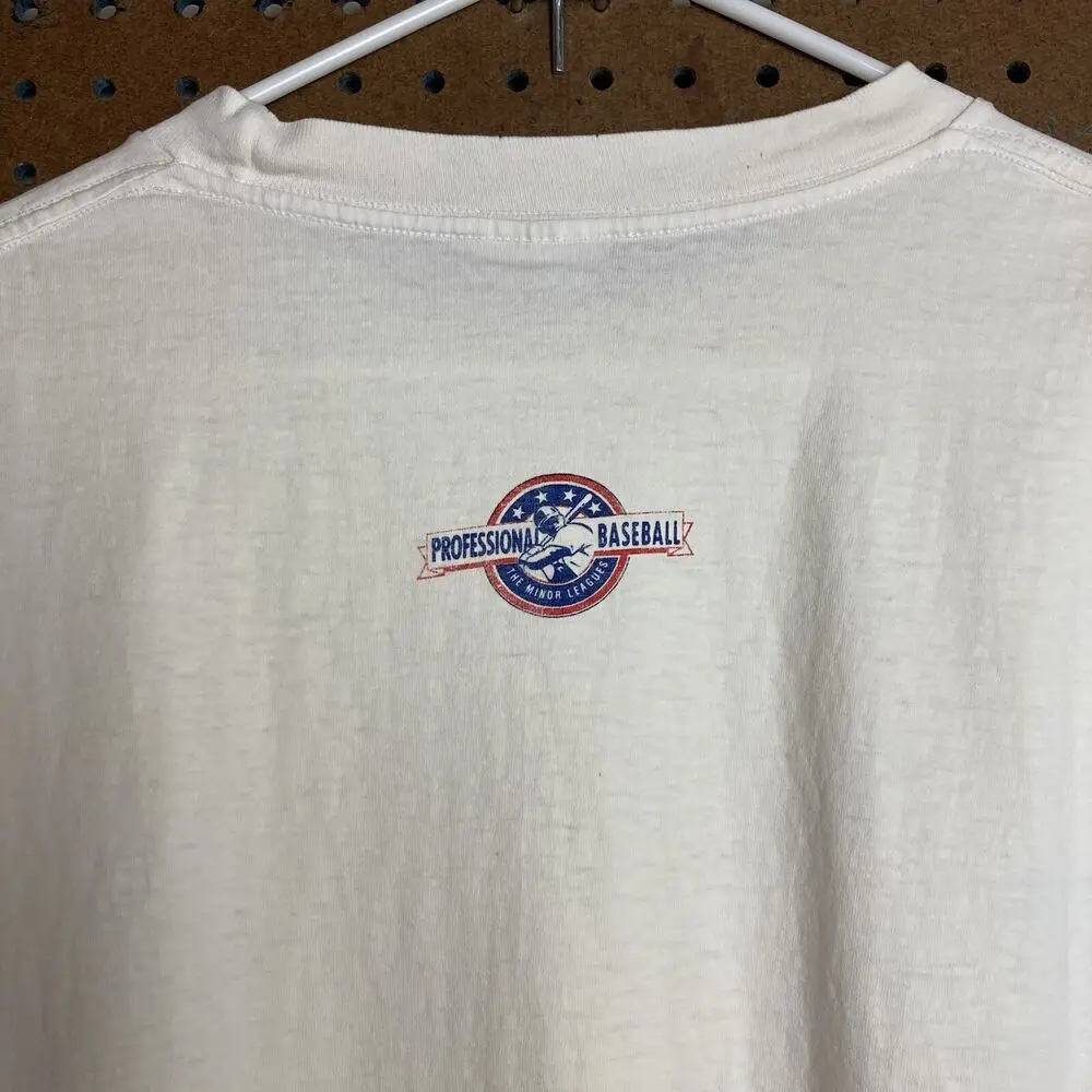 Vintage Midland Angels Baseball T-shirt Size XL Minor League 90s 1996 Moose image 4