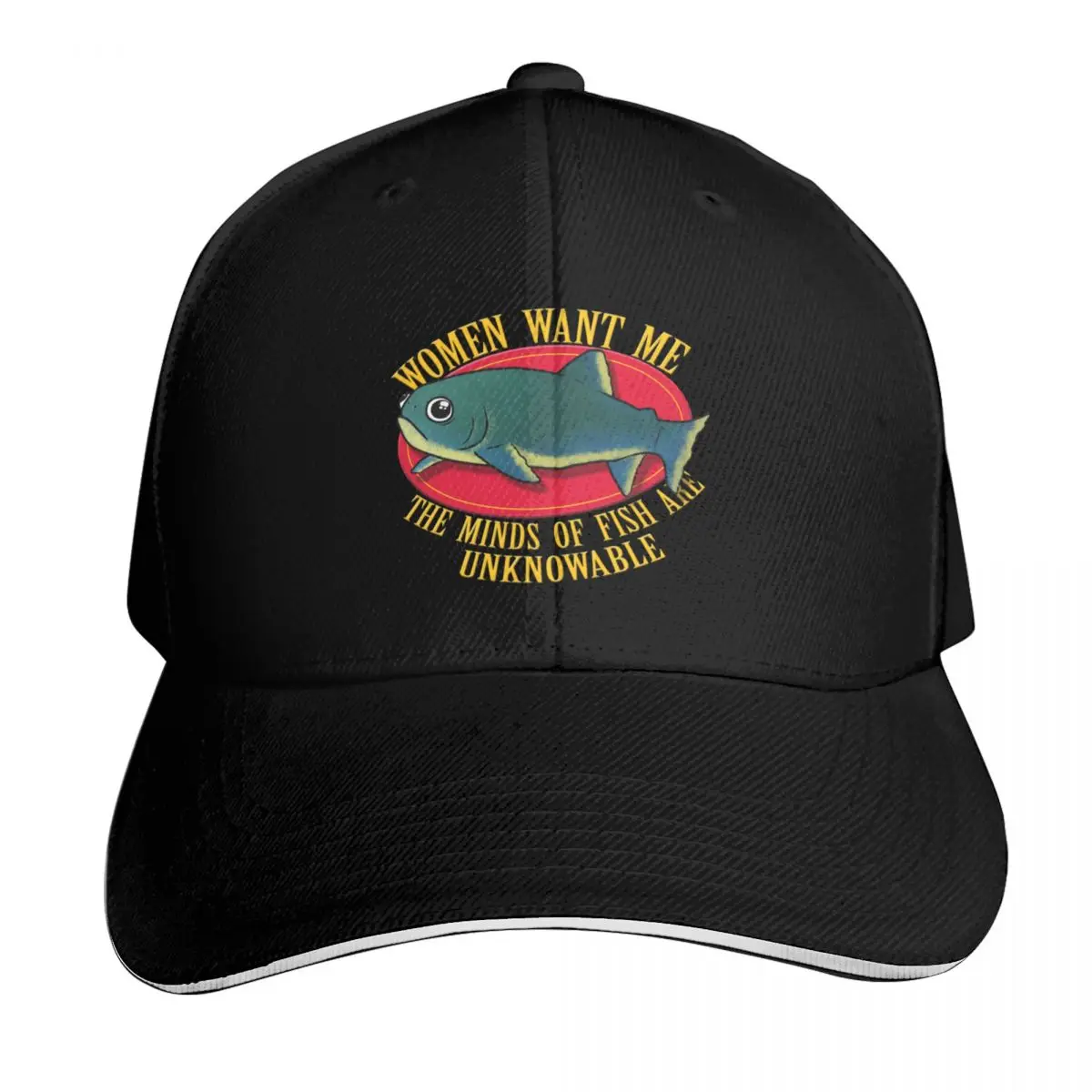 

Women Want Me, The Minds of Fish Are Unknowable Baseball Cap party Hat Beach fun hats For Men Women's