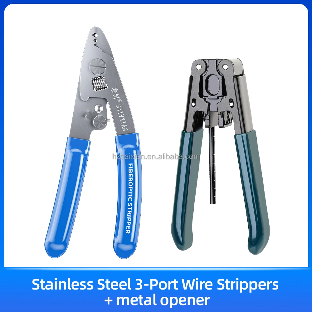 SAIVXIAN Universal Flat Drop Optical Cable Stripper Loose Tube for Fiber Home Installation Project High Fiber Optic Equipment