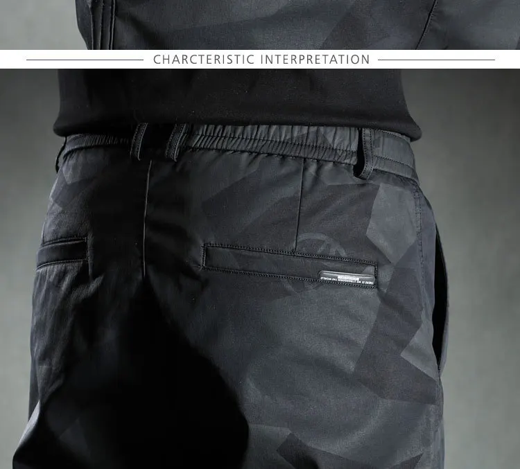 2025 Men spring and autumn slim fit camouflage work pants elastic and wear-resistant work pants fashionable and casual leggings - Image 5