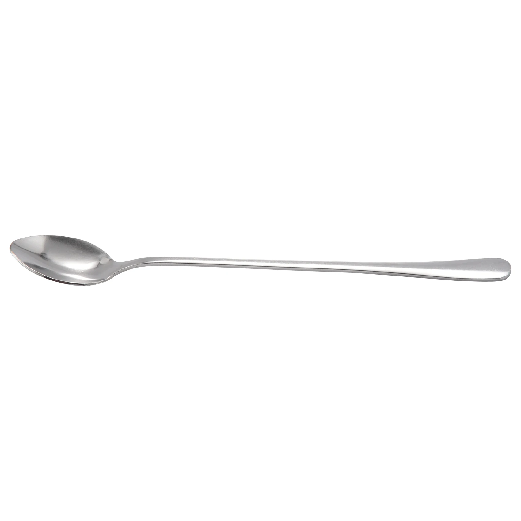 New 1Pc Long Handle Stainless Steel Tea Coffee Spoon Cocktail Ice Cream Spoon Spoons Cutlery Pointed