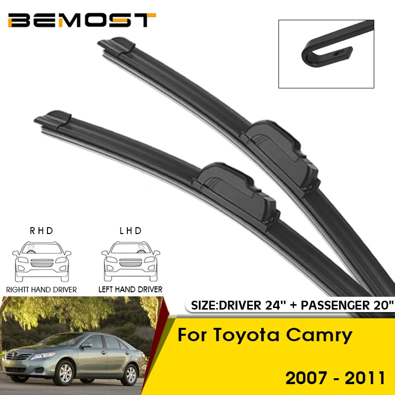 

Car Wiper Blades For Toyota Camry 2007-2011 Windshield Windscreen Front Window Blades 24"+20" Car Accessories