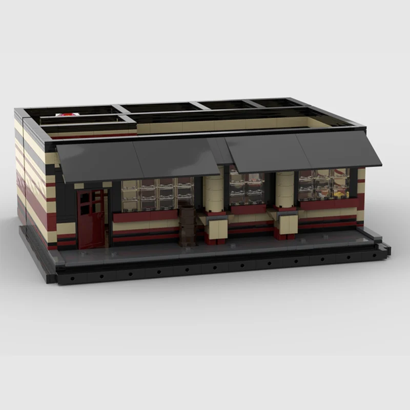 Populaire Anime Model MOC Bouwstenen Animatiescène Magische Winkel Modulaire Technologie Kinderen Vakantiecadeaus Assembleer Speelgoedset