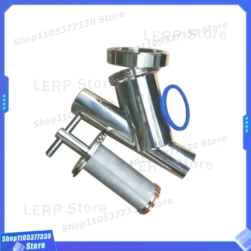 Sanitary SS304 316 Stainless Steel Y Type Pipe Filter Butt Weld Industrial Fluid Strainer for Water Oil Gas System High