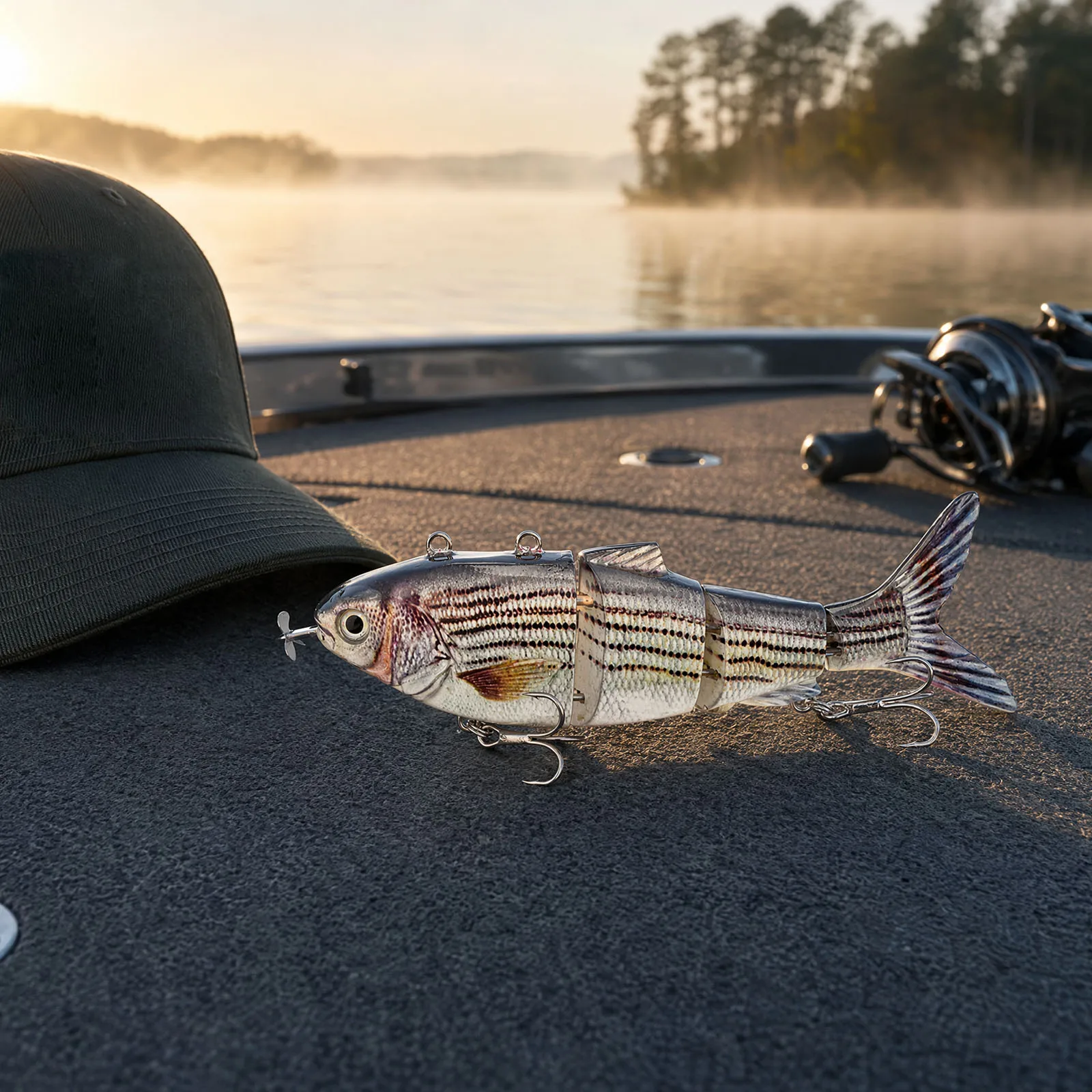 130mm-auto-swimming-electric-lure-42g-usb-rechargeable-propeller-bait-4-segment-green-led-underwater