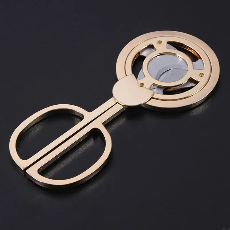 Portable Stainless Steel Cigar Clippers Three Blade Guillotine Scissors B95B