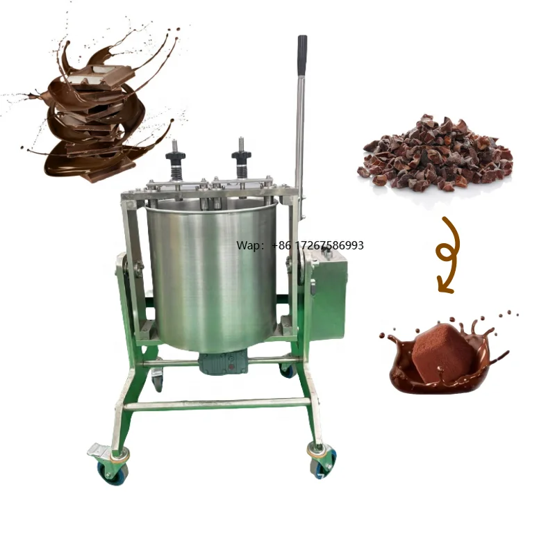 Molino Profesional de Piedra para Chocolate y Cacao de 10L, 25L, 60L, 100L - Máquina para Moler Manteca de Cacao y Granos de Café