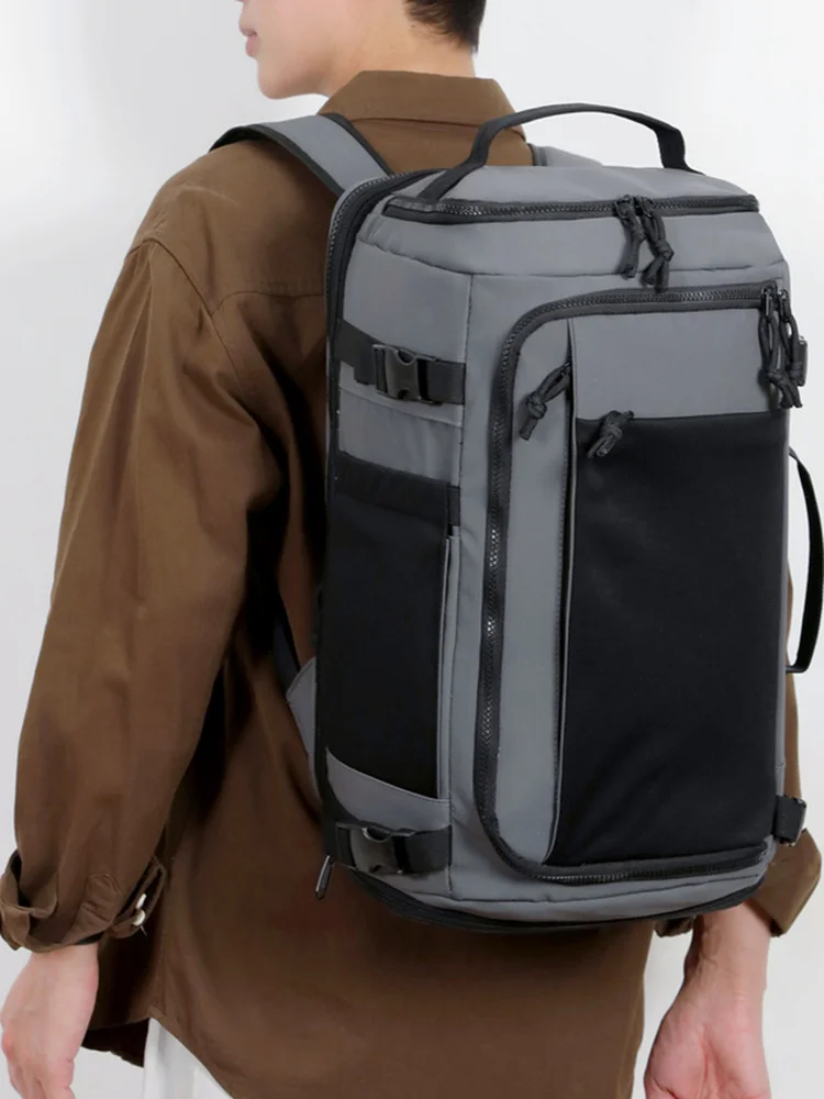 

Вместительная дорожная деловая сумка для ноутбука, легкий студенческий рюкзак JXWARWOLF Beijing Xiong Wolf, двухлямочный рюкзак