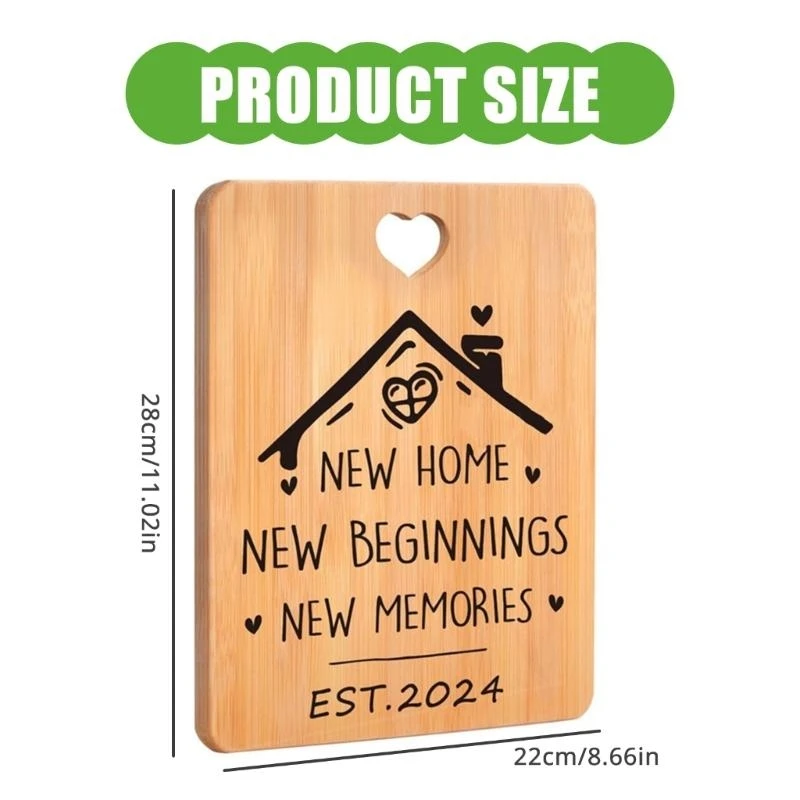 Bamboos Specting Board с подарком в форме сердца для матерей.