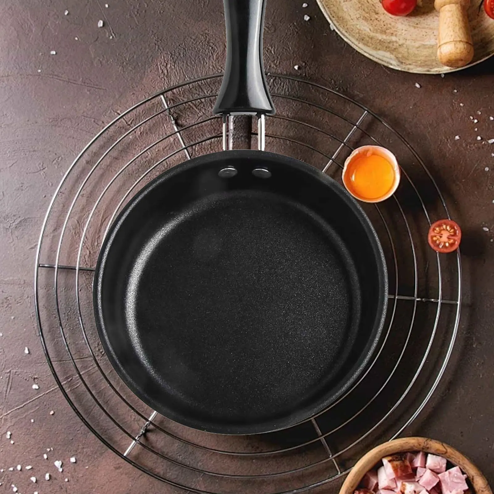 

Сковорода для приготовления завтрака, омлета, блинов, легкая чистка, керамогранит Maifan, минимальное масло для приготовления пищи, универсальная плита, совместимость