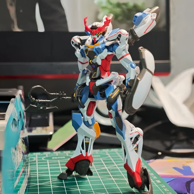 

Bandai натуральный Hg мобильный костюм Gundam Gms-larla Gquuuux аниме фигурка Коллекционная сборная модель игрушечные украшения подарок