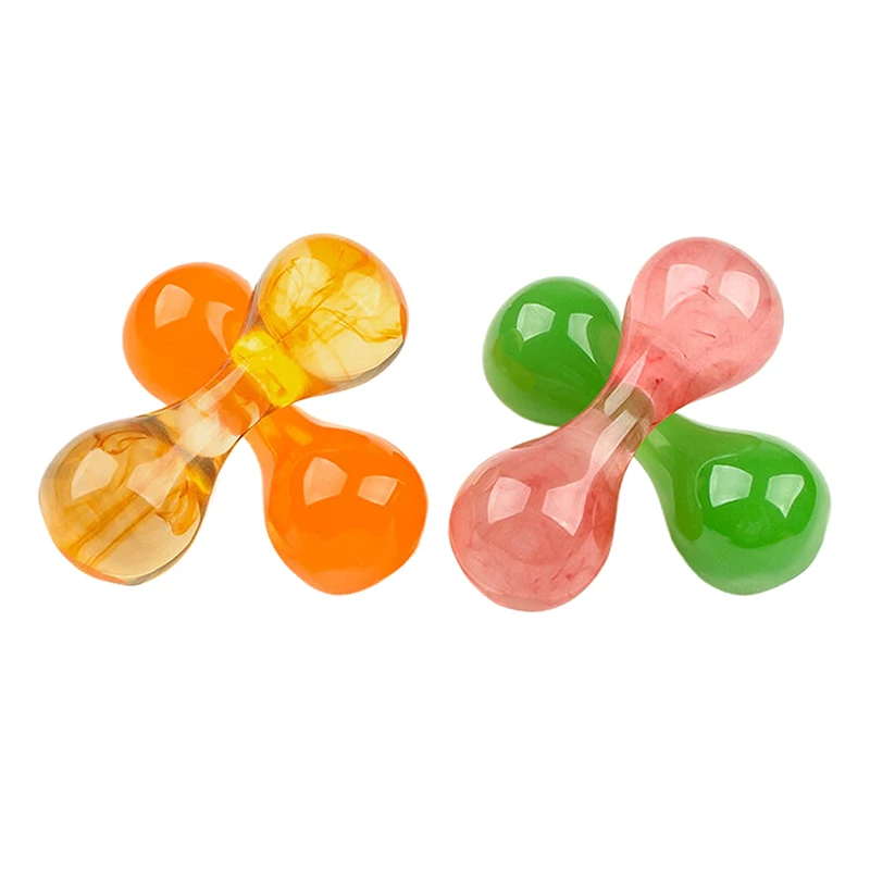Resin Knucklebone Rotate Decompression Toys Finger Exercise Tool Finger Relaxation Massage Anti Stress Hand Acupoint Massager