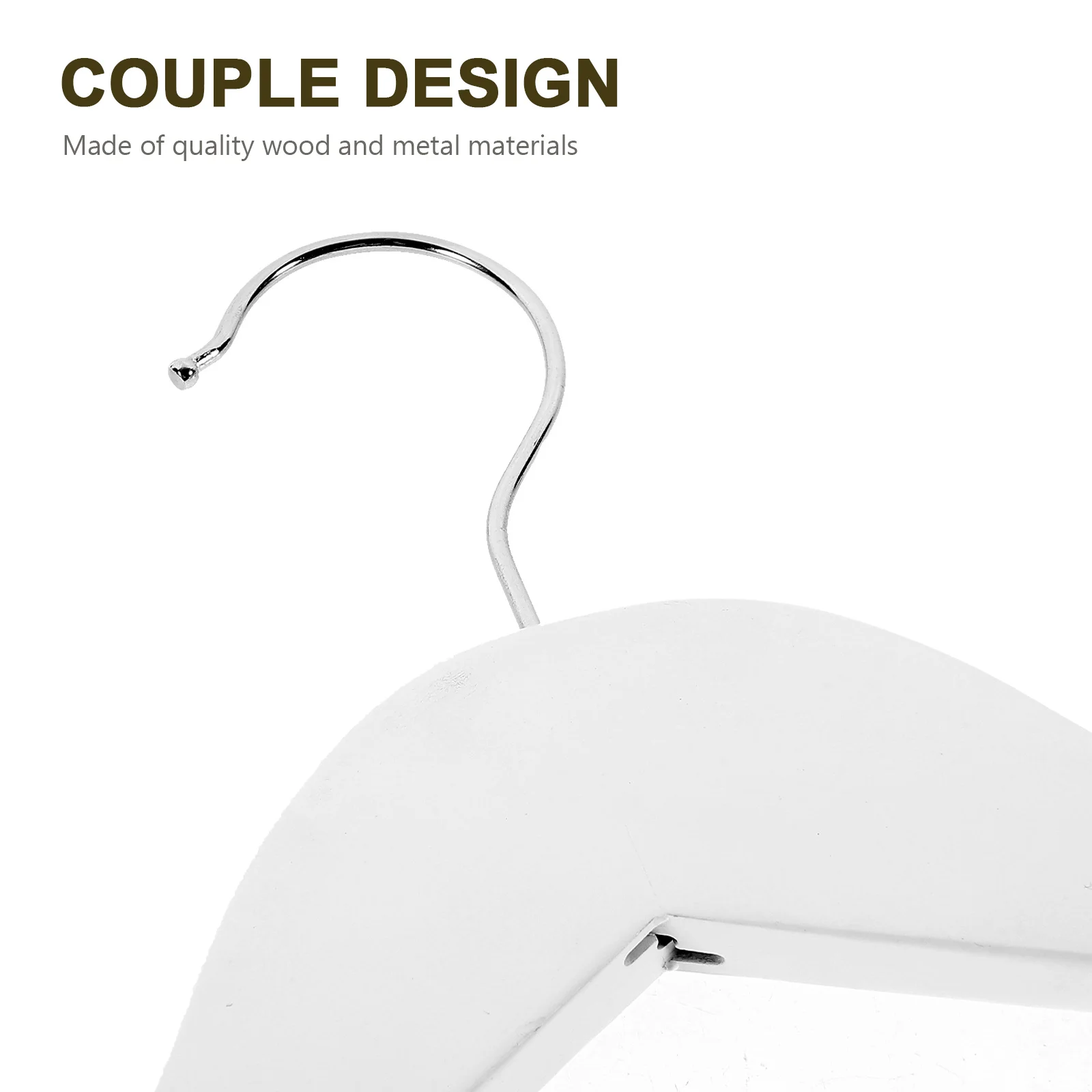 

1pc Bride Wedding Dress Hanger Wooden Metal Anti-Slip Gown Holder Bridal Clothes Hanger Wedding Dress Display Rack Clothing Rail