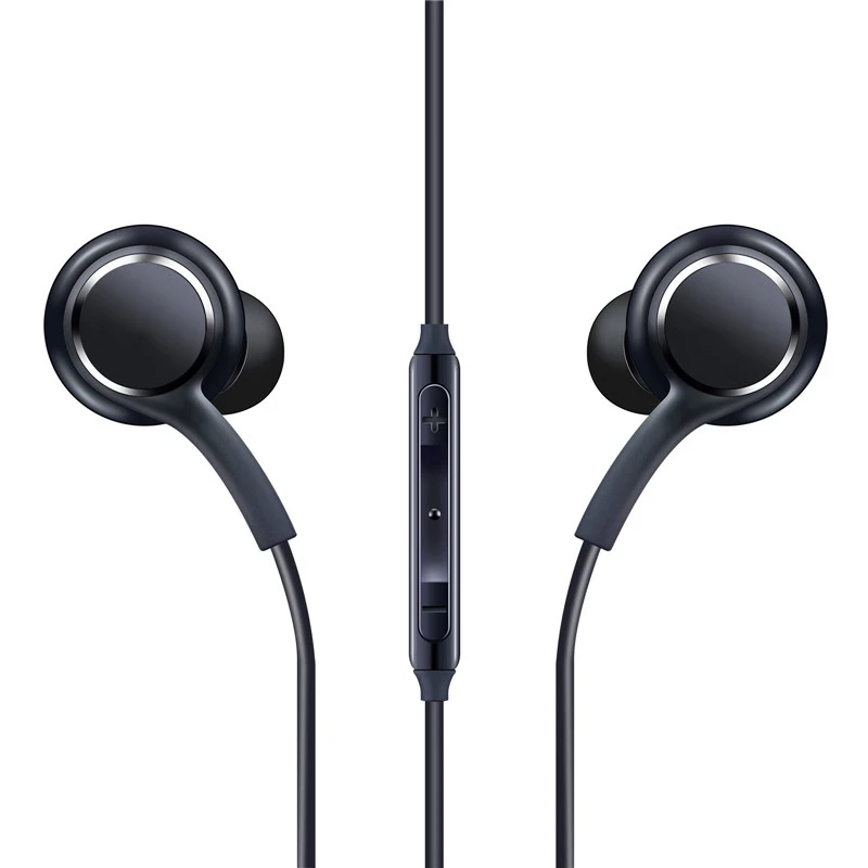 Auriculares intrauditivos con cable de 3,5mm para Samsung AKG EO-IG955 con micrófono, auriculares Supergraves para Galaxy S8 S10 Xiaomi