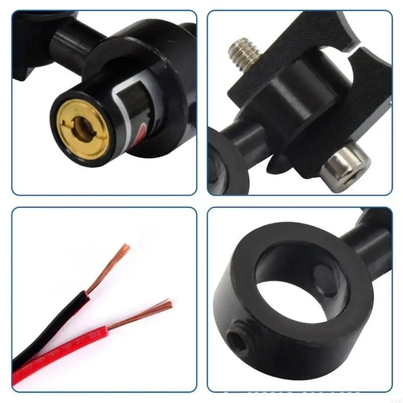 Redness dot device تحديد موقع DIODE MODULE لـ DIY CO2 LASERS نقش قطع ختم القاطع رأس سهلة تثبيت Y4QC