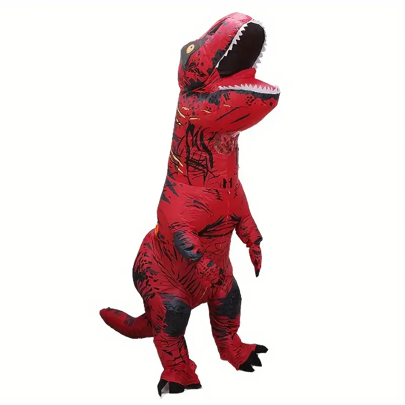 

Надувной костюм Overlord с красными мышцами, материал из полиэстера, надувной костюм на тему динозавра на Хэллоуин и косплей