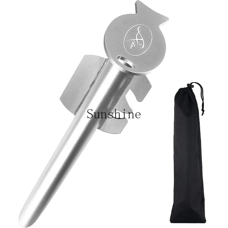 

18-Inch marine sand anchor, aluminum spiked winged beach anchor, for use on beaches or shallow waters