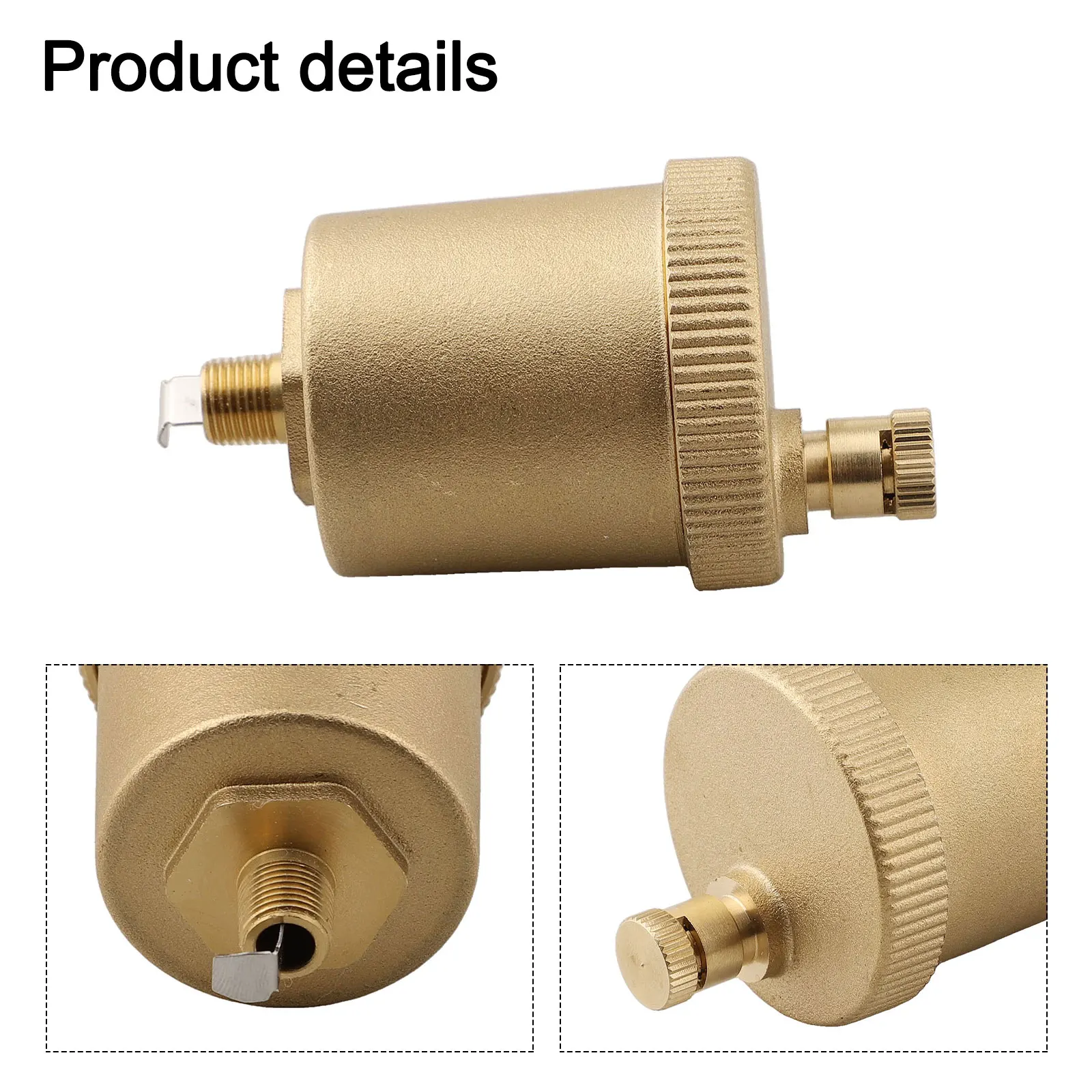 Heating System Maintenance Air Bleed Valve Automatic Air Vent Valve Versatile Compatibility Bidirectional Flow