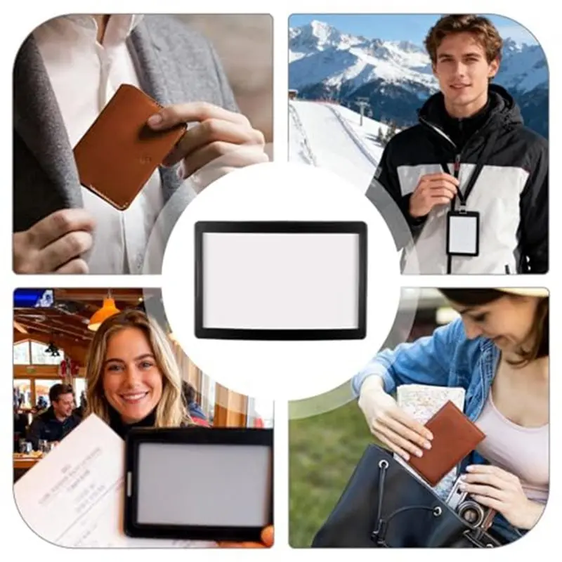 ABHQ-Ski Goggles Holder & Pass Card Organizer для быстого доступа, набор из 4 предметов, идеально подходит для любителей зимних видов спорта