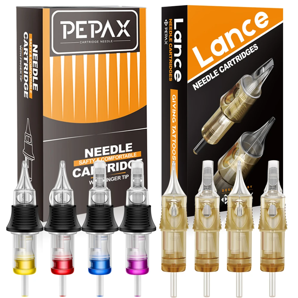 

20pcs PEPAX Tattoo Cartridges Needles Round Liner Disposable Sterilized Safety Tattoo Needles for Tattoo Machines