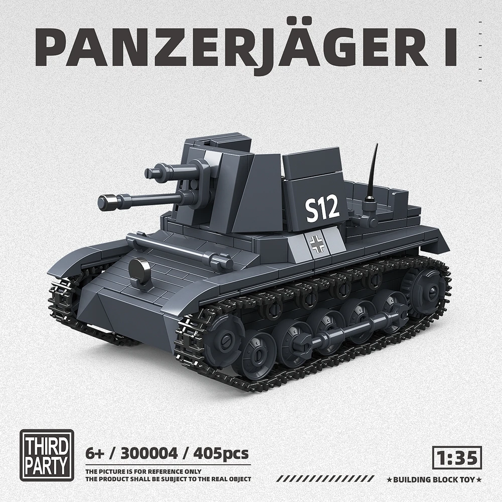 Ww2 Militaire tank Tweede Wereldoorlog SD.KFZ.2 TYPE 82 KUBBELWAGEN Bouwstenen Bricks Kid Educatief Speelgoed voor Jongen Kerstcadeaus - afbeelding 1