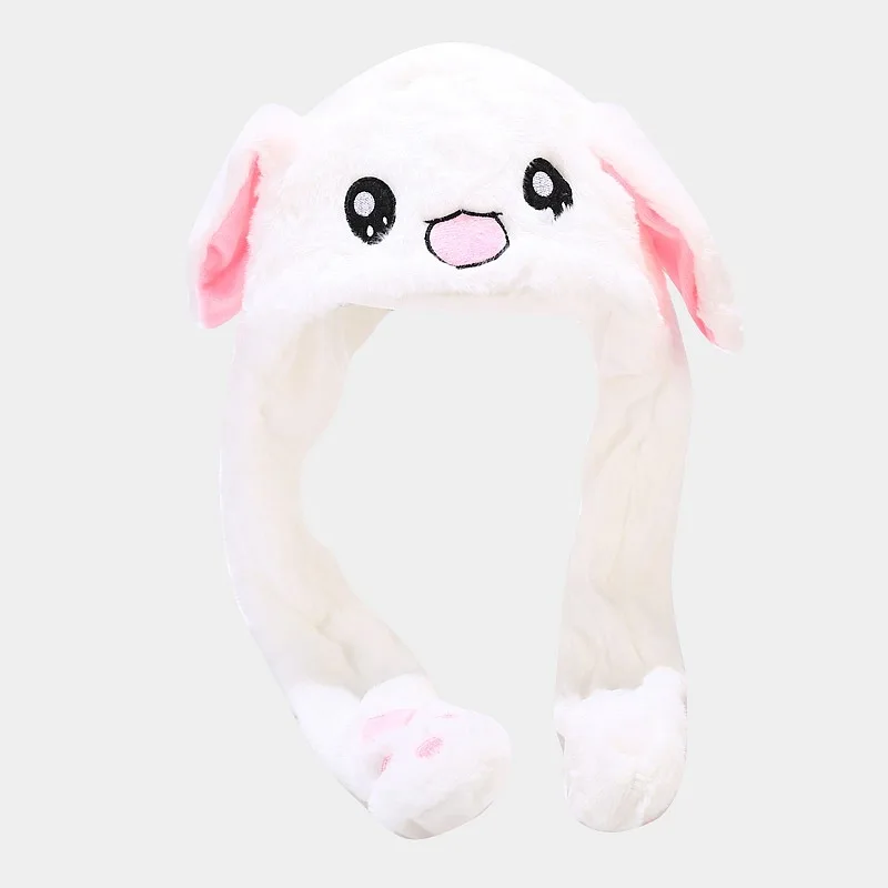 Nyúl Kalap vel Mozgató ears, kawaii cosplay, aranyos Nyúl csillagkép Kalap, Estély, Munkaszüneti nap, szülinapi, Mulatságos Adomány számára gyerekeknek, fiúknak, lányok