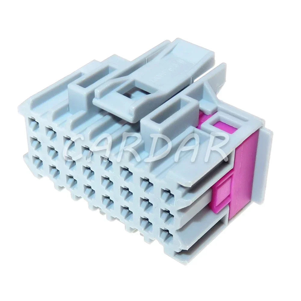 

1 Set 24 Pin Grey Automobile Wire Cable Connector AC Assembly Car Replacement Socket Plastic Housing Unsealed Adapter
