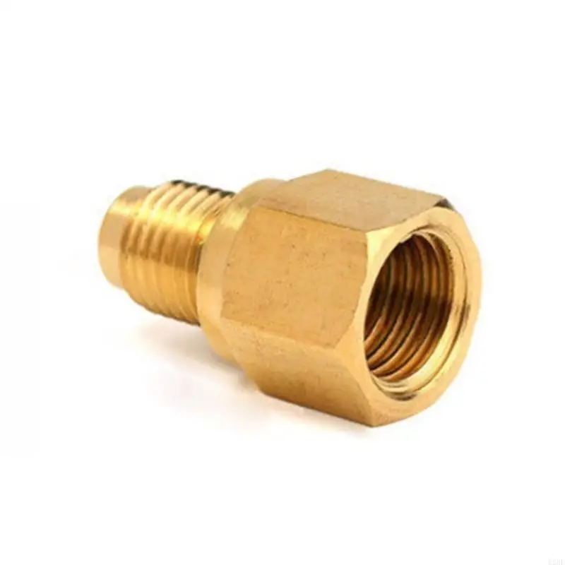 E28F 1/4 SAE Male Male Adapter Brass Conversion Care Comple Adapter Nitrogen منظم تجهيزات محول