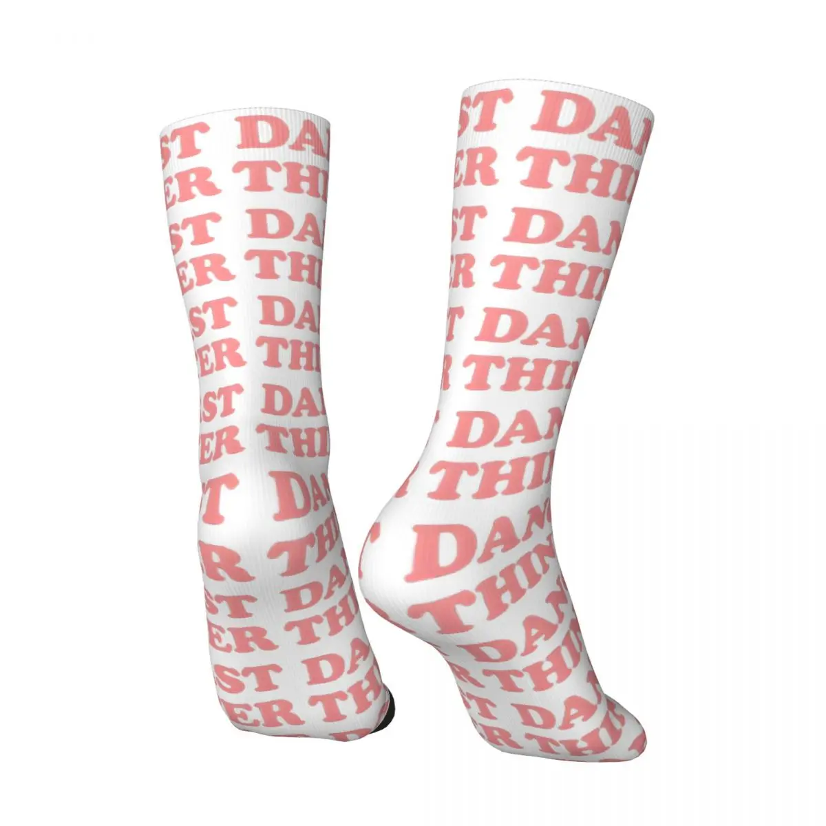 Dance First Think Later Men's Socks Vintage Harajuku Tate McRae Street Style Novelty Seamless Crew Sock