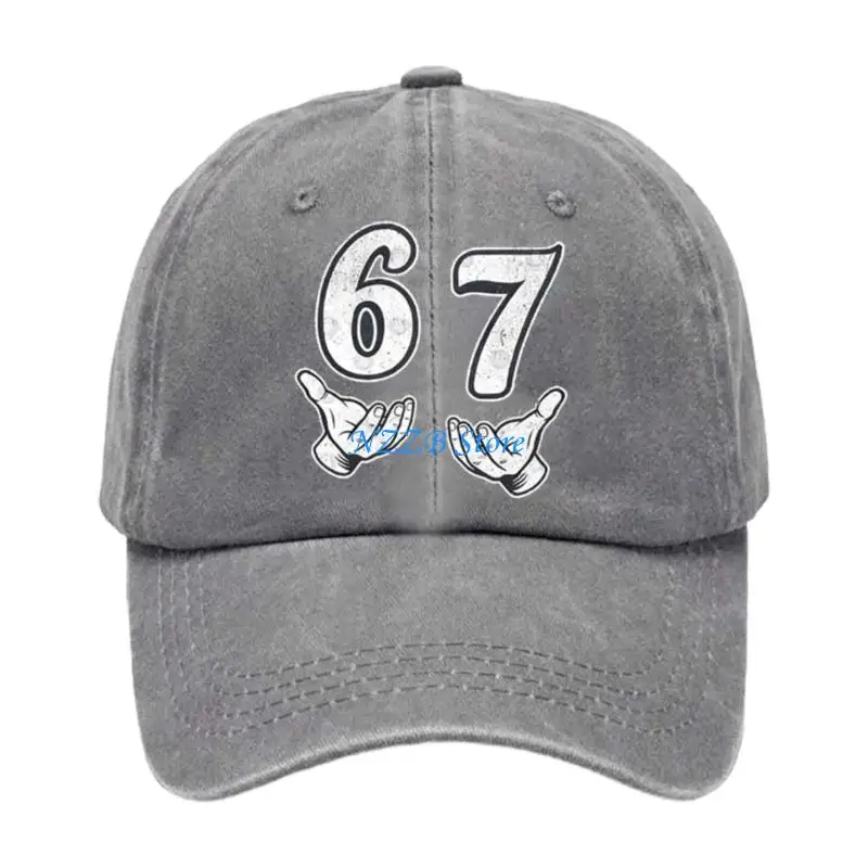 

T21F Breathable Cotton Baseball Cap With Sun Hat 67 Print For Outdoor Sports Casual Wear