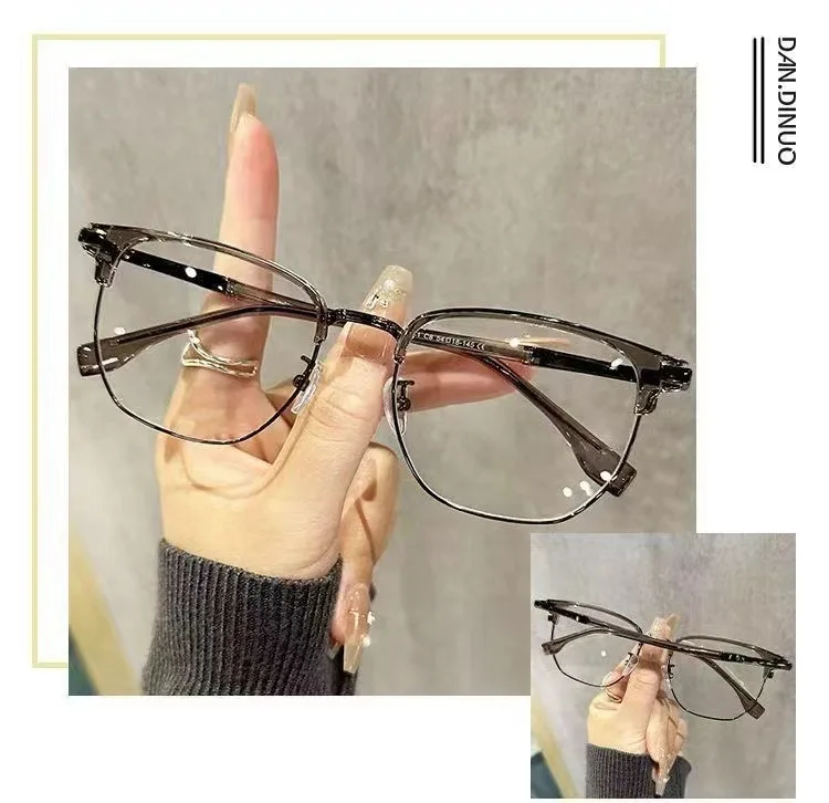 2026 Neue Unisex-Lesebrille: Vielseitige, modische Anti-Blaulicht-Brille mit Augenbrauenrahmen, 1 Stück – Detail 9
