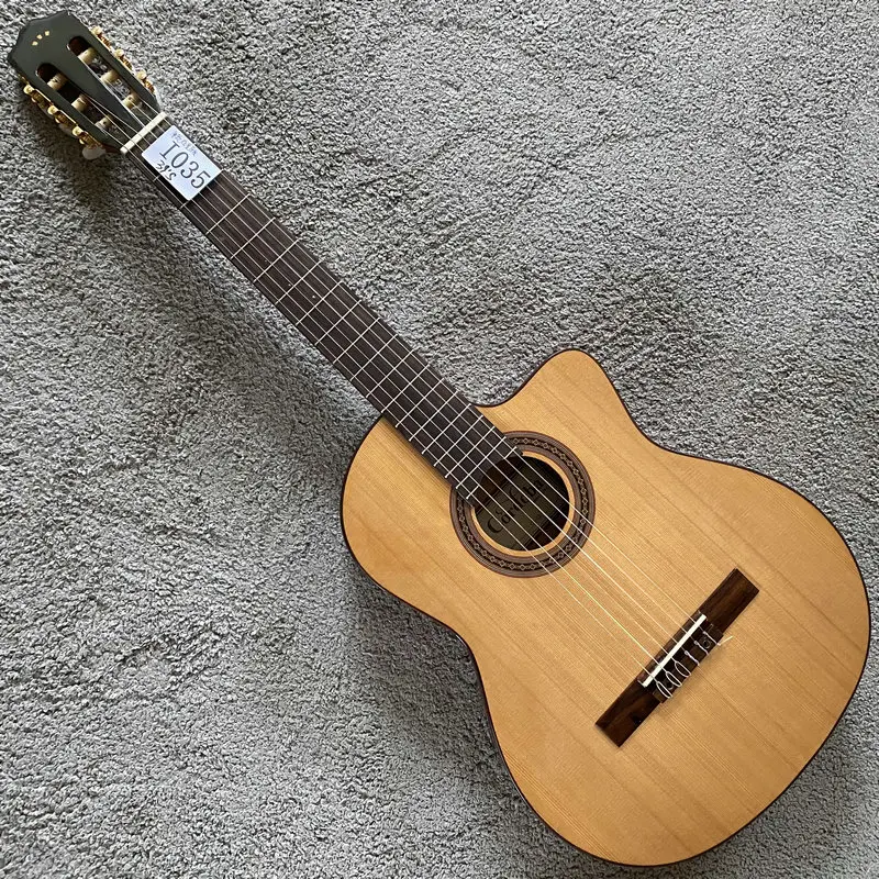 جيتار كلاسيكي I035 قرطبة إيبيريا C5CET 39 بوصة من خشب التنوب الصلب تصميم طبيعي رقيق للجسم 19 فريتس من خشب الورد على طراز الفلامنكو #3